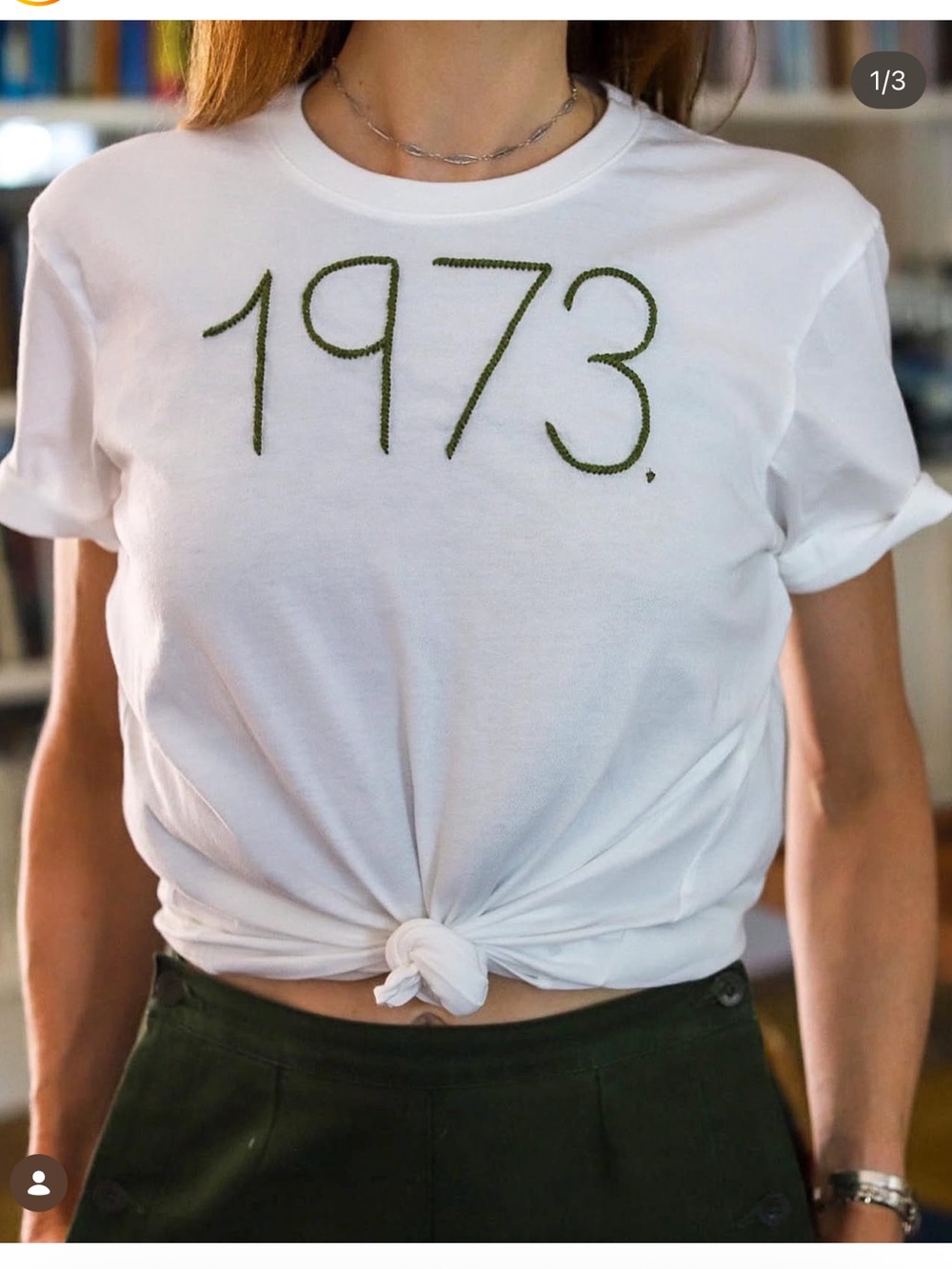 EUC Anthropologie Lingua Franca 1973 T-shirt - M